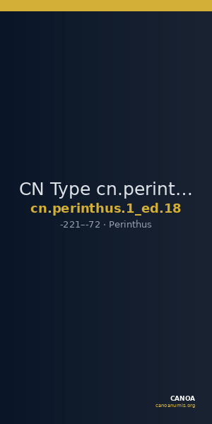 CN Type cn.perinthus.1_ed.18 — CANOA