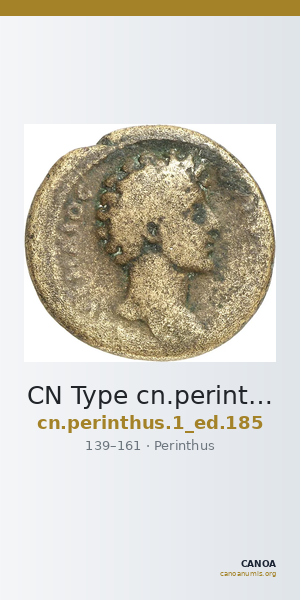 CN Type cn.perinthus.1_ed.185 — CANOA