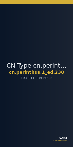 CN Type cn.perinthus.1_ed.230 — CANOA