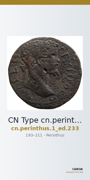 CN Type cn.perinthus.1_ed.233 — CANOA