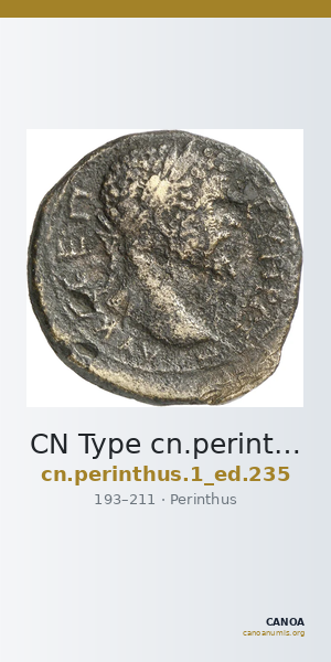 CN Type cn.perinthus.1_ed.235 — CANOA