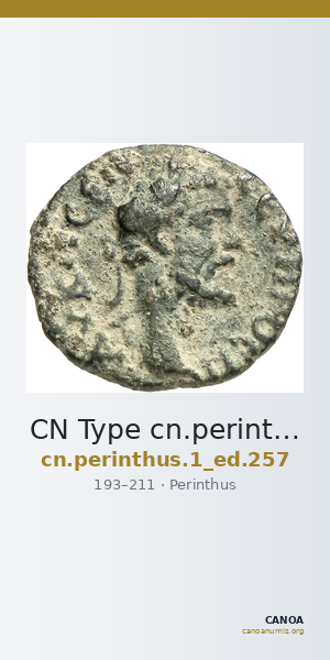 CN Type cn.perinthus.1_ed.257 — CANOA