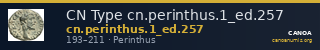 CN Type cn.perinthus.1_ed.257 — CANOA