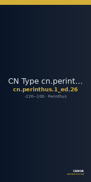 CN Type cn.perinthus.1_ed.26 — CANOA