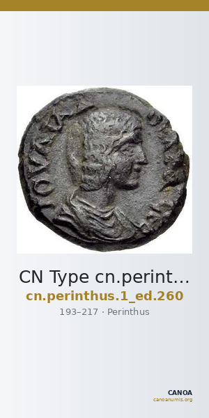 CN Type cn.perinthus.1_ed.260 — CANOA
