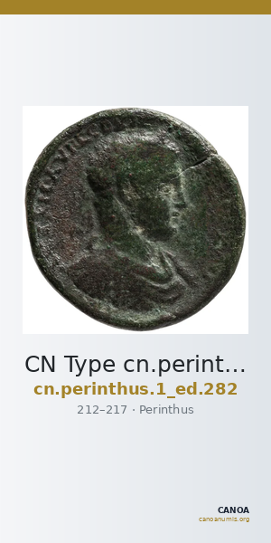 CN Type cn.perinthus.1_ed.282 — CANOA