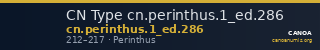 CN Type cn.perinthus.1_ed.286 — CANOA