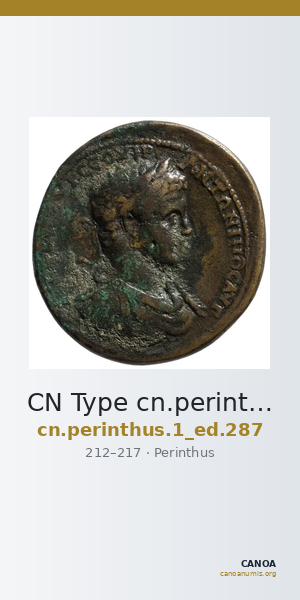 CN Type cn.perinthus.1_ed.287 — CANOA