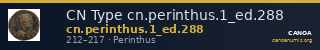 CN Type cn.perinthus.1_ed.288 — CANOA