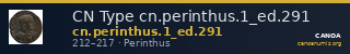 CN Type cn.perinthus.1_ed.291 — CANOA