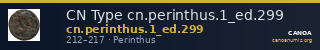 CN Type cn.perinthus.1_ed.299 — CANOA