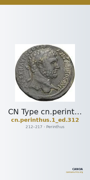 CN Type cn.perinthus.1_ed.312 — CANOA