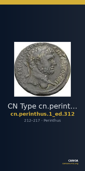 CN Type cn.perinthus.1_ed.312 — CANOA