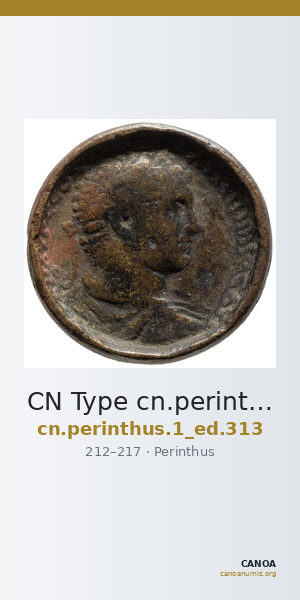 CN Type cn.perinthus.1_ed.313 — CANOA
