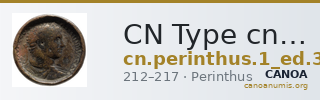 CN Type cn.perinthus.1_ed.313 — CANOA