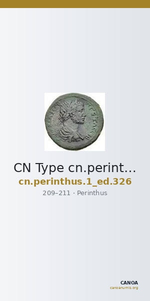 CN Type cn.perinthus.1_ed.326 — CANOA