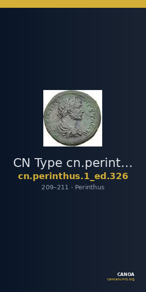 CN Type cn.perinthus.1_ed.326 — CANOA
