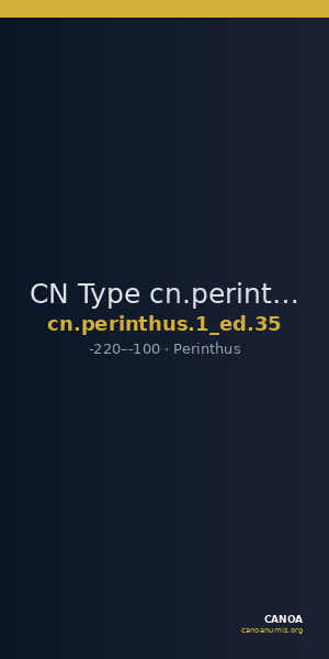 CN Type cn.perinthus.1_ed.35 — CANOA