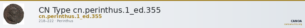 CN Type cn.perinthus.1_ed.355 — CANOA