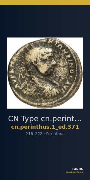 CN Type cn.perinthus.1_ed.371 — CANOA
