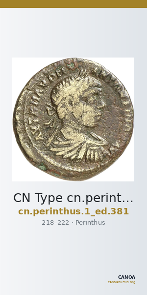 CN Type cn.perinthus.1_ed.381 — CANOA