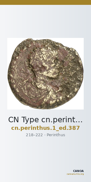 CN Type cn.perinthus.1_ed.387 — CANOA