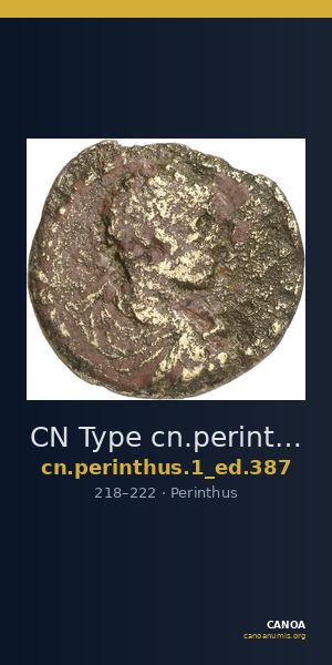 CN Type cn.perinthus.1_ed.387 — CANOA