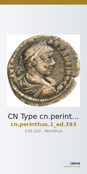 CN Type cn.perinthus.1_ed.393 — CANOA