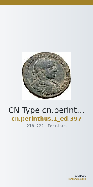 CN Type cn.perinthus.1_ed.397 — CANOA
