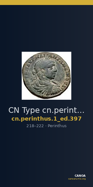 CN Type cn.perinthus.1_ed.397 — CANOA