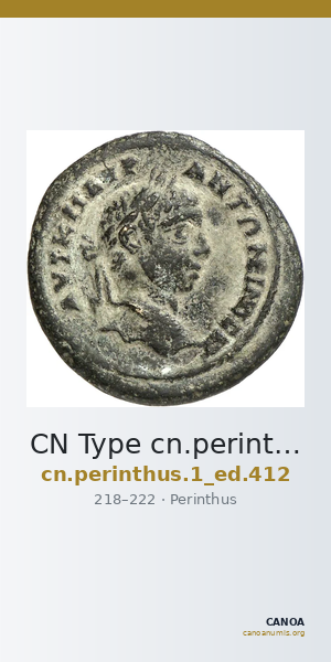 CN Type cn.perinthus.1_ed.412 — CANOA