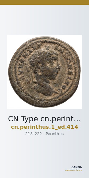 CN Type cn.perinthus.1_ed.414 — CANOA