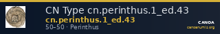 CN Type cn.perinthus.1_ed.43 — CANOA