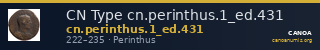 CN Type cn.perinthus.1_ed.431 — CANOA