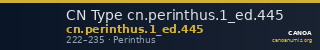CN Type cn.perinthus.1_ed.445 — CANOA