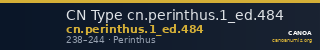 CN Type cn.perinthus.1_ed.484 — CANOA