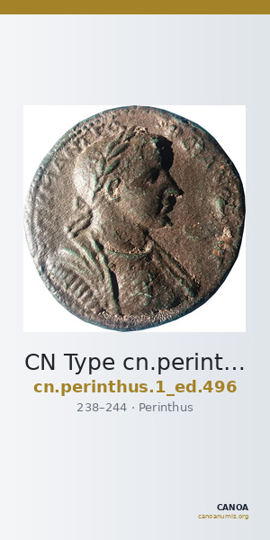 CN Type cn.perinthus.1_ed.496 — CANOA