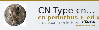 CN Type cn.perinthus.1_ed.496 — CANOA