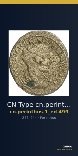 CN Type cn.perinthus.1_ed.499 — CANOA