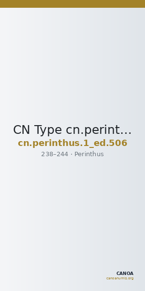 CN Type cn.perinthus.1_ed.506 — CANOA