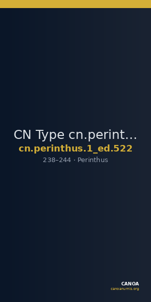 CN Type cn.perinthus.1_ed.522 — CANOA
