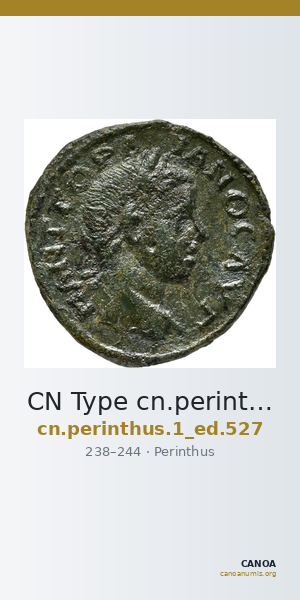 CN Type cn.perinthus.1_ed.527 — CANOA