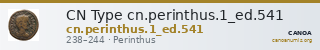 CN Type cn.perinthus.1_ed.541 — CANOA