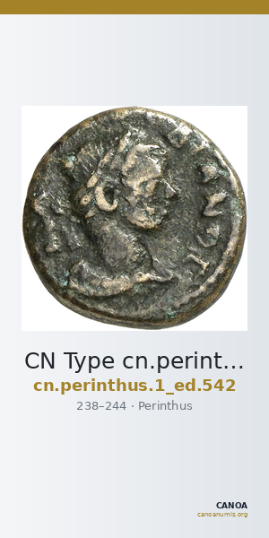 CN Type cn.perinthus.1_ed.542 — CANOA
