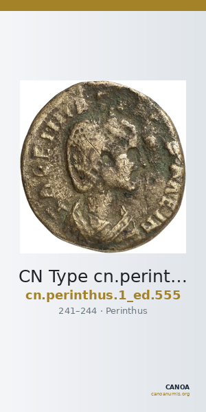 CN Type cn.perinthus.1_ed.555 — CANOA