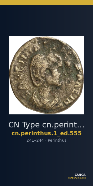 CN Type cn.perinthus.1_ed.555 — CANOA