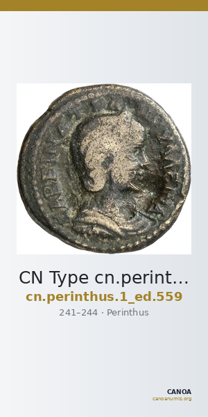 CN Type cn.perinthus.1_ed.559 — CANOA