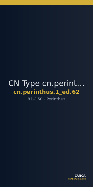 CN Type cn.perinthus.1_ed.62 — CANOA