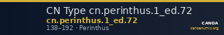 CN Type cn.perinthus.1_ed.72 — CANOA