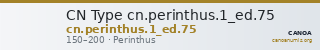 CN Type cn.perinthus.1_ed.75 — CANOA